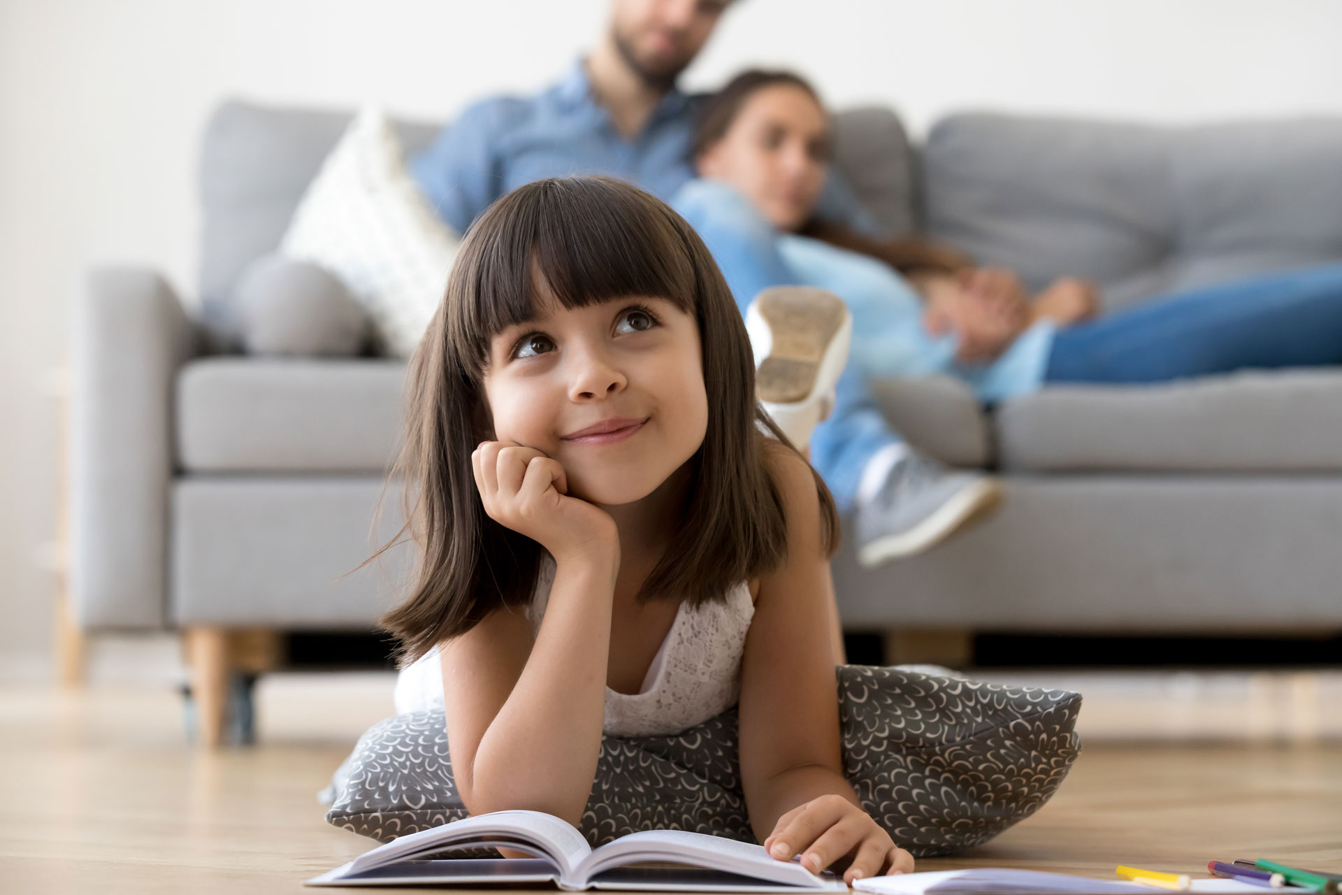 Little Girl Reading